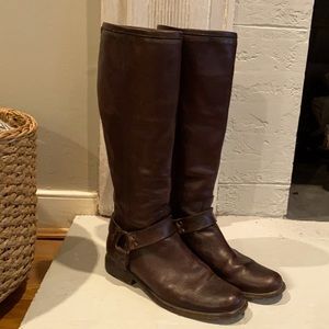Frye tall harness boots size 8